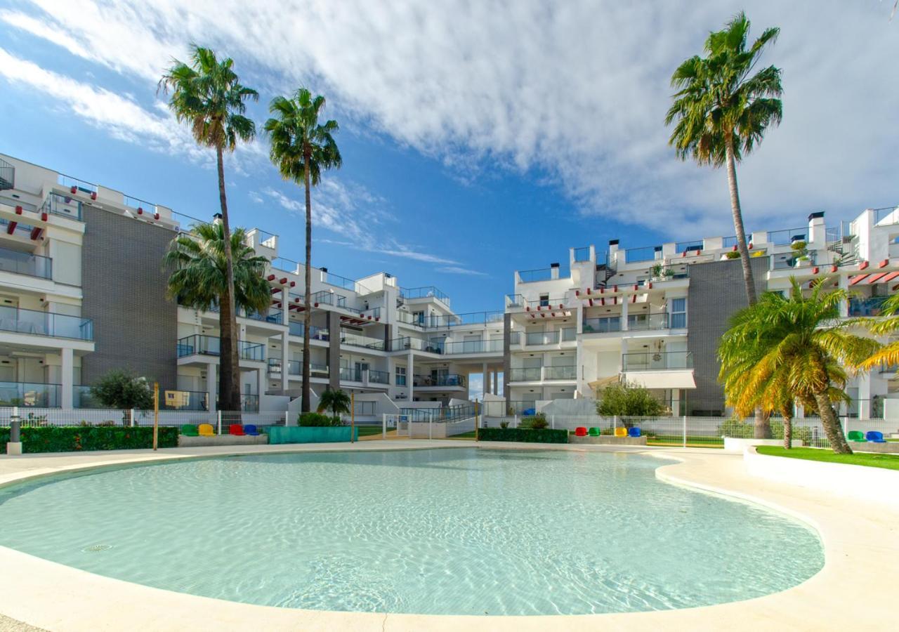 Apartamento Victoria Playa III Con Una Gran Terraza เดเนีย ภายนอก รูปภาพ