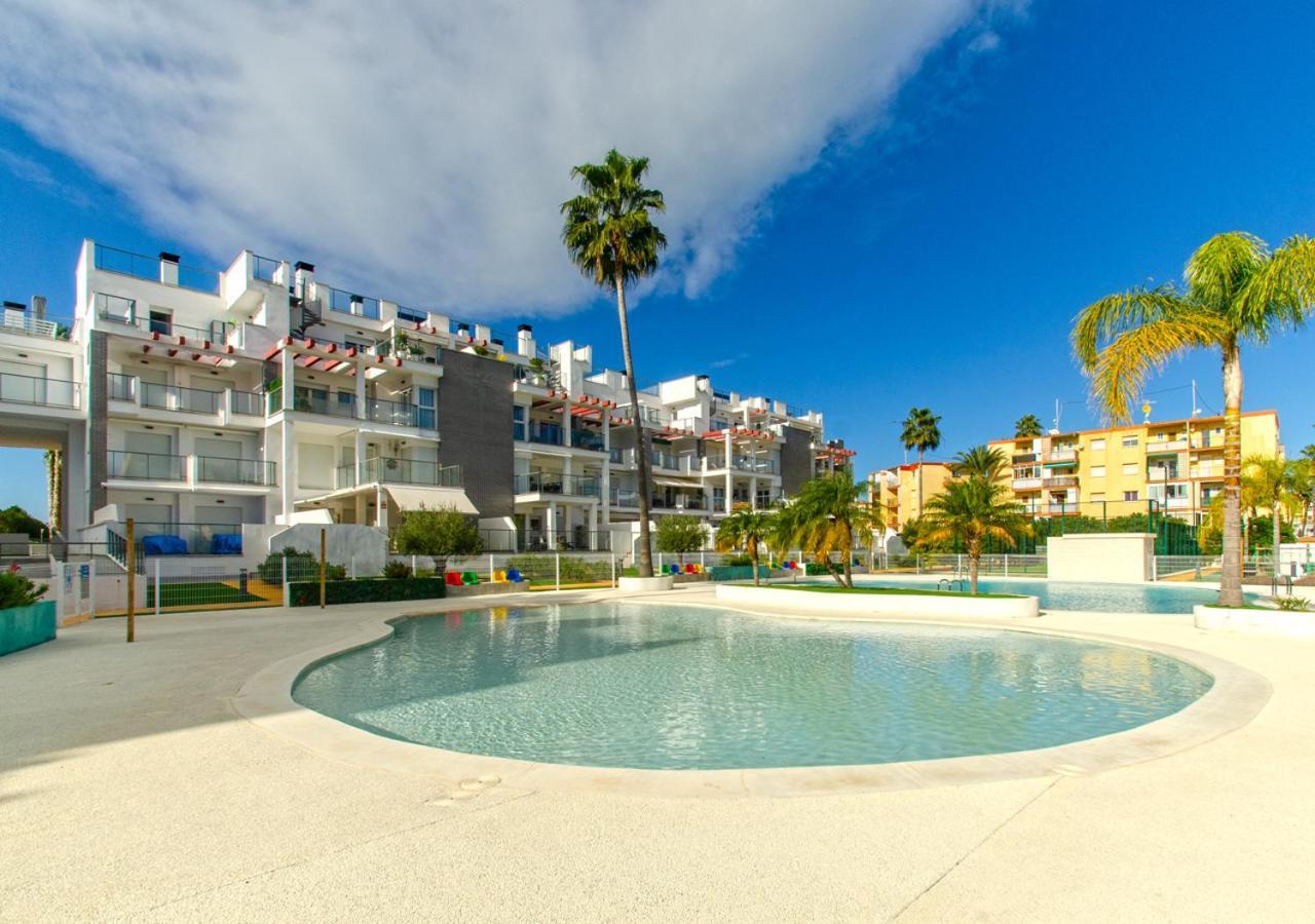 Apartamento Victoria Playa III Con Una Gran Terraza เดเนีย ภายนอก รูปภาพ